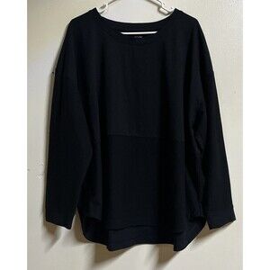 Zelos Curvy Women's Thick TShirt Size 3X Black VNeck